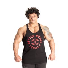 BETTER BODIES - LEGACY ORIGINAL STRINGER - FÉRFI TRIKÓ - FEKETE/PIROS