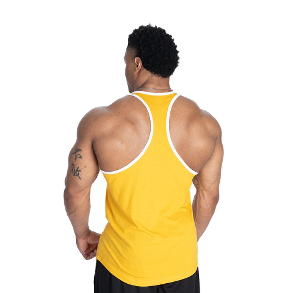 BETTER BODIES - NY ESSENTIAL T-BACK - SÁRGA