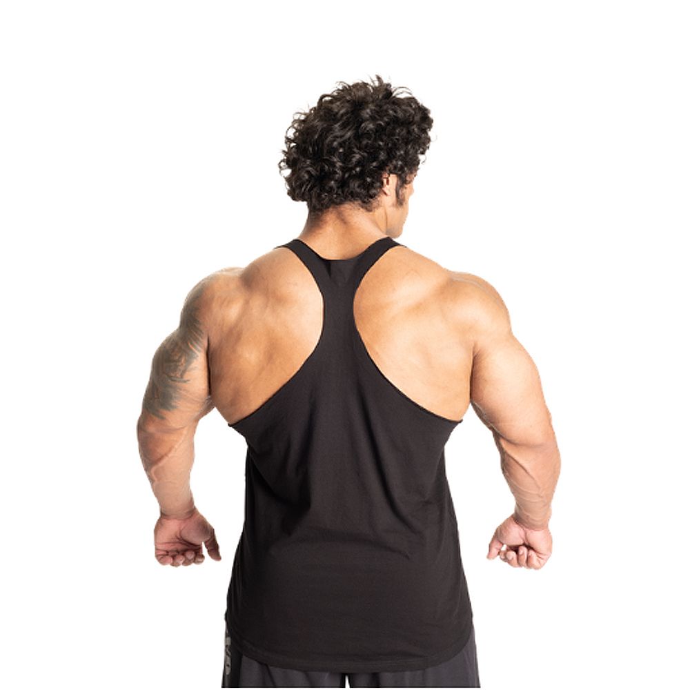 GASP INC - ORIGINAL STRINGER - FÉRFI EDZŐTRIKÓ - FEKETE/NARANCS GASP INC - ORIGINAL STRINGER - FÉRFI EDZŐTRIKÓ - FEKETE/NARANCS