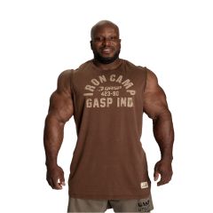 GASP INC - THROWBACK S/L - FÉRFI TRIKÓ - BARNA