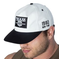 BETTER BODIES - TEAM OLD SCHOOL CAP - FÉRFI BASEBALL SAPKA - FEHÉR/FEKETE