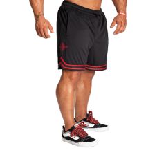 BETTER BODIES - BASKETBALL SHORT - FÉRFI RÖVIDNADRÁG - FEKETE/PIROS