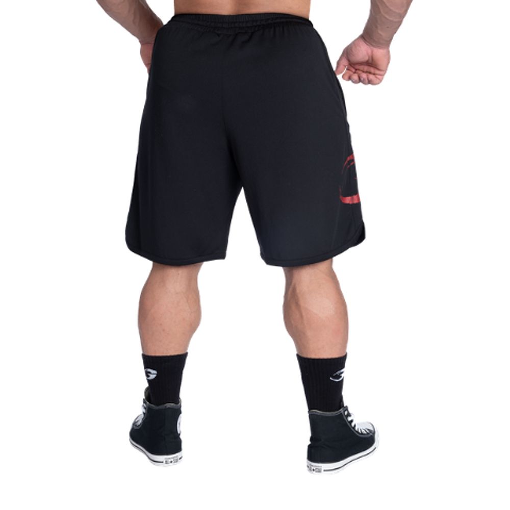 GASP INC - MESH SHORT - FÉRFI RÖVIDNADRÁG - FEKETE/PIROS GASP INC - MESH SHORT - FÉRFI RÖVIDNADRÁG - FEKETE/PIROS
