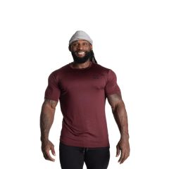 BETTER BODIES - ESSEX STRIPE TEE - FÉRFI PÓLÓ - BORDÓ