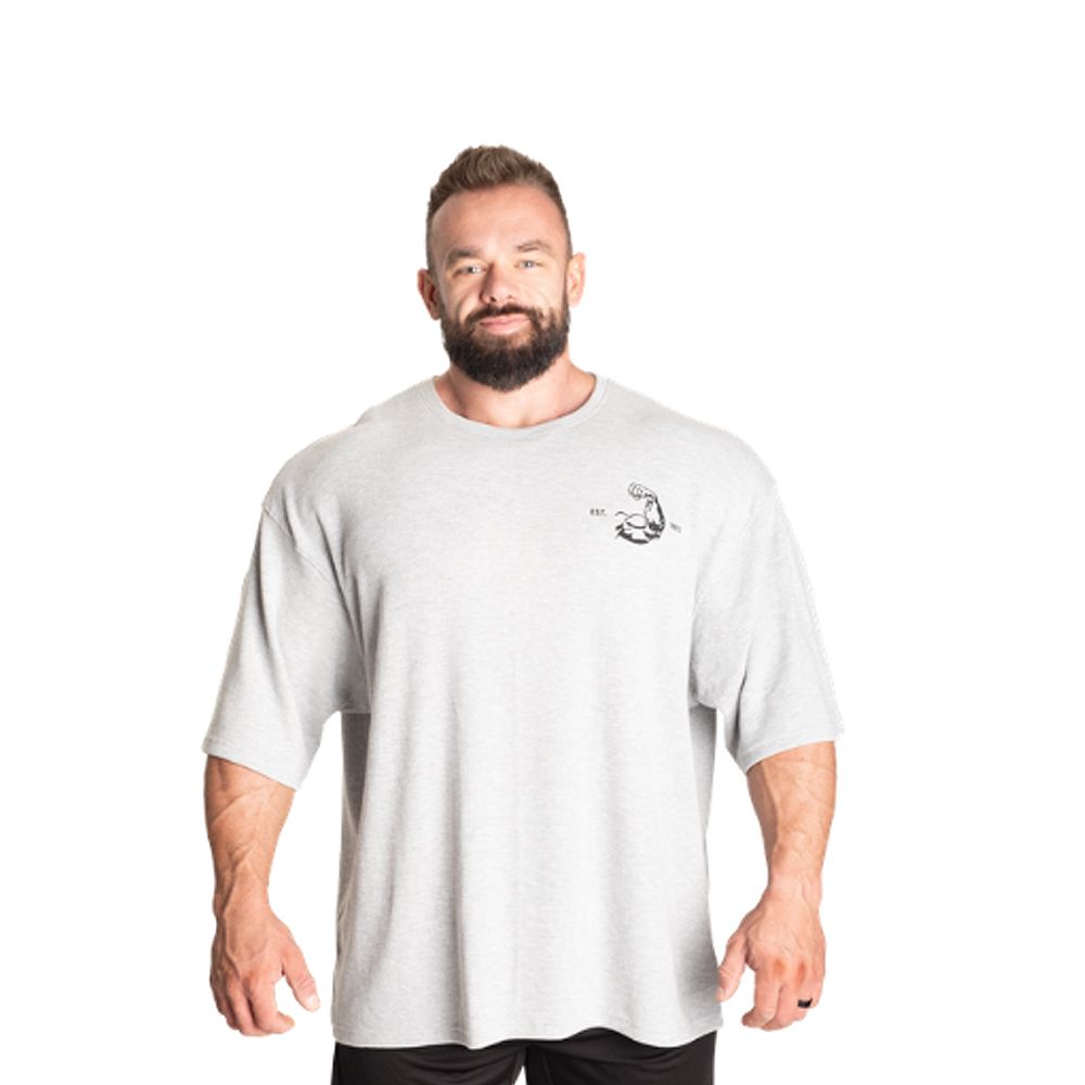 BETTER BODIES - MUSCLE IRON THERMAL TEE - FÉRFI PÓLÓ - SZÜRKE