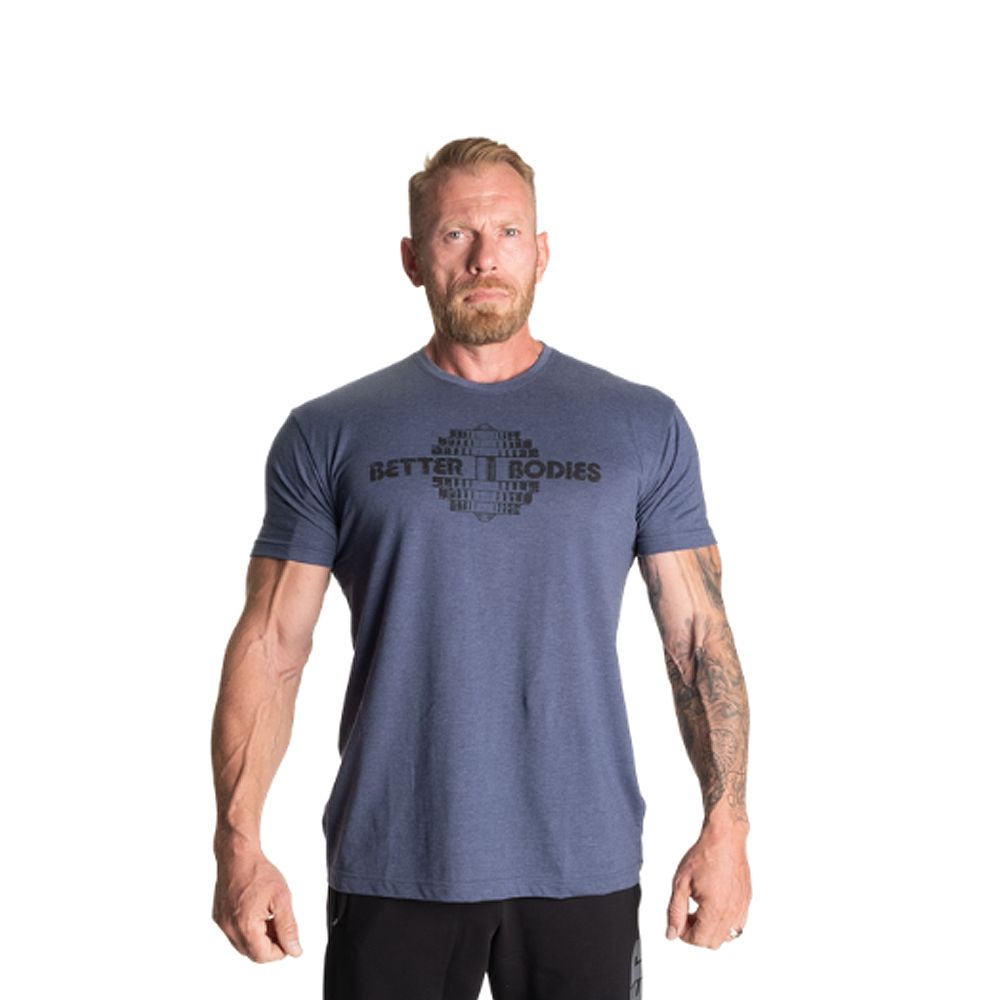 BETTER BODIES - RECRUIT TEE - FÉRFI PÓLÓ - KÉK