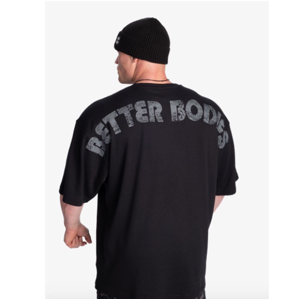 BETTER BODIES - TEAM IRON THERMAL TEE - FÉRFI PÓLÓ - FEKETE