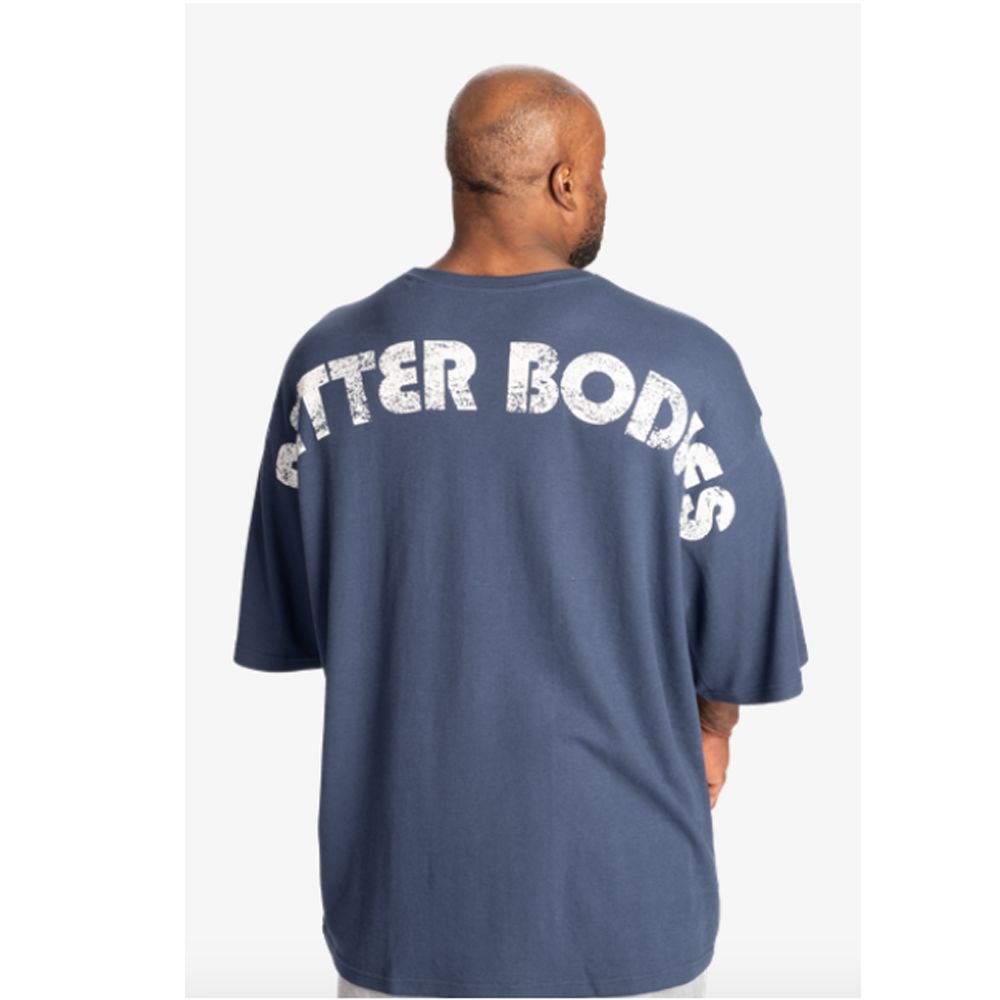 BETTER BODIES - TEAM IRON THERMAL TEE - FÉRFI PÓLÓ - KÉK