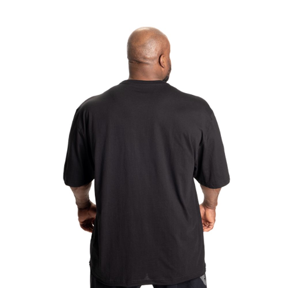 BETTER BODIES - TEAM PUMP COVER IRON TEE - FÉRFI PÓLÓ - FEKETE