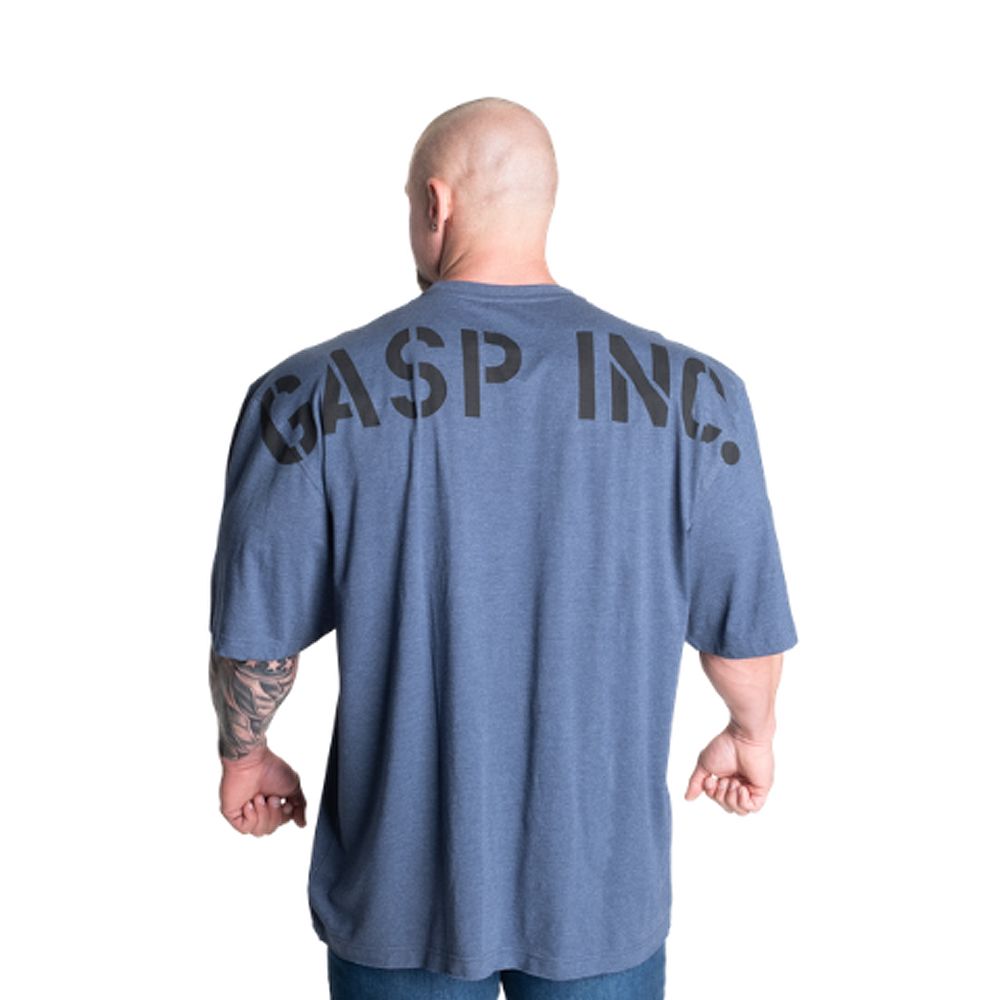 GASP INC - SKULL DIVISION IRON TEE - FÉRFI PÓLÓ - ÉGKÉK GASP INC - SKULL DIVISION IRON TEE - FÉRFI PÓLÓ - ÉGKÉK