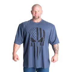 GASP INC  - SKULL DIVISION IRON TEE - FÉRFI PÓLÓ - ÉGKÉK