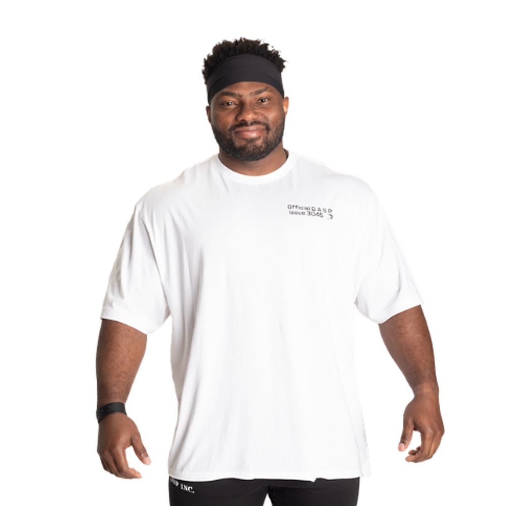 GASP INC - 3045 IRON TEE - FÉRFI PÓLÓ - FEHÉR GASP INC - 3045 IRON TEE - FÉRFI PÓLÓ - FEHÉR