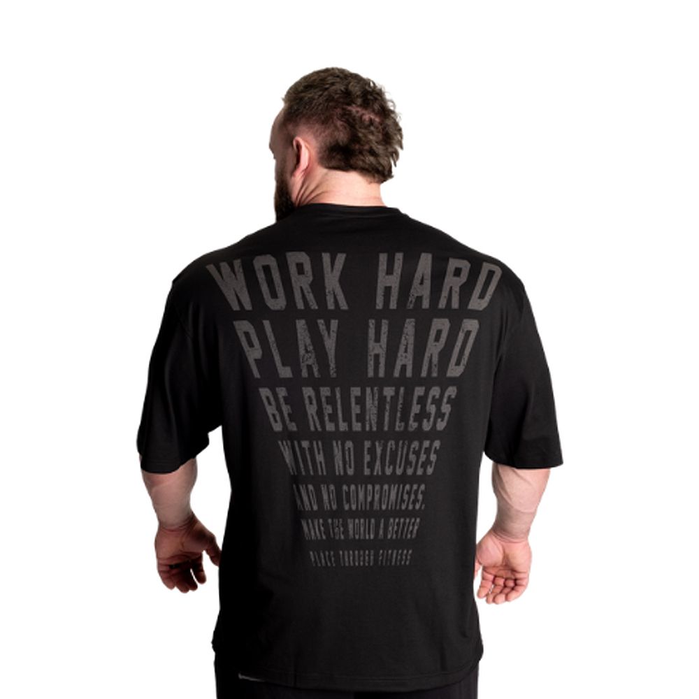GASP INC - ARCHER IRON TEE - FÉRFI PÓLÓ - FEKETE GASP INC - ARCHER IRON TEE - FÉRFI PÓLÓ - FEKETE