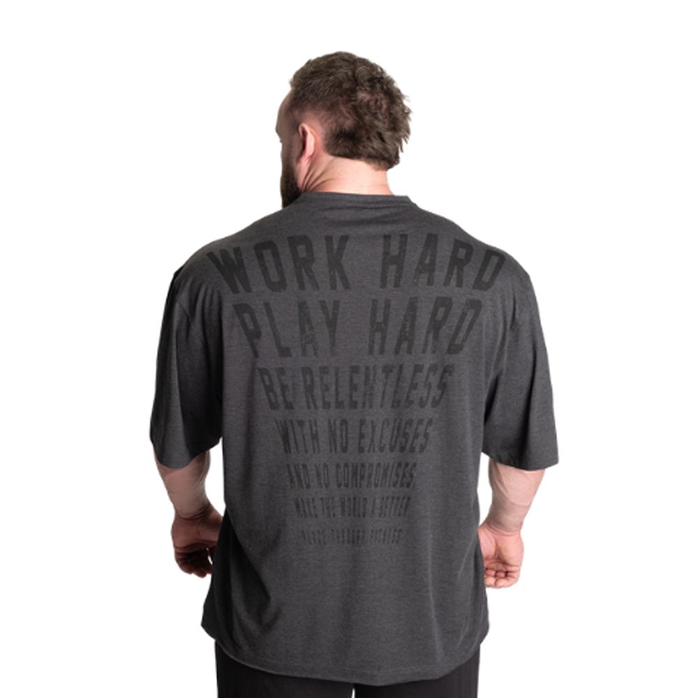 GASP INC - ARCHER IRON TEE - FÉRFI PÓLÓ - SZÜRKE GASP INC - ARCHER IRON TEE - FÉRFI PÓLÓ - SZÜRKE