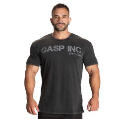 GASP INC - G. U. I. STANDERD TEE - FÉRFI PÓLÓ - MOSOTT FEKETE