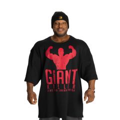 GASP INC - GK IRON TEE - FÉRFI PÓLÓ - FEKETE/PIROS