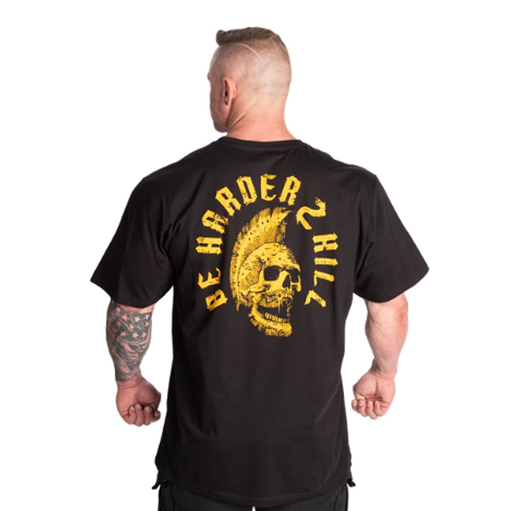 GASP INC - HTK ORIGINAL TEE - FÉRFI PÓLÓ - FEKETE / SÁRGA