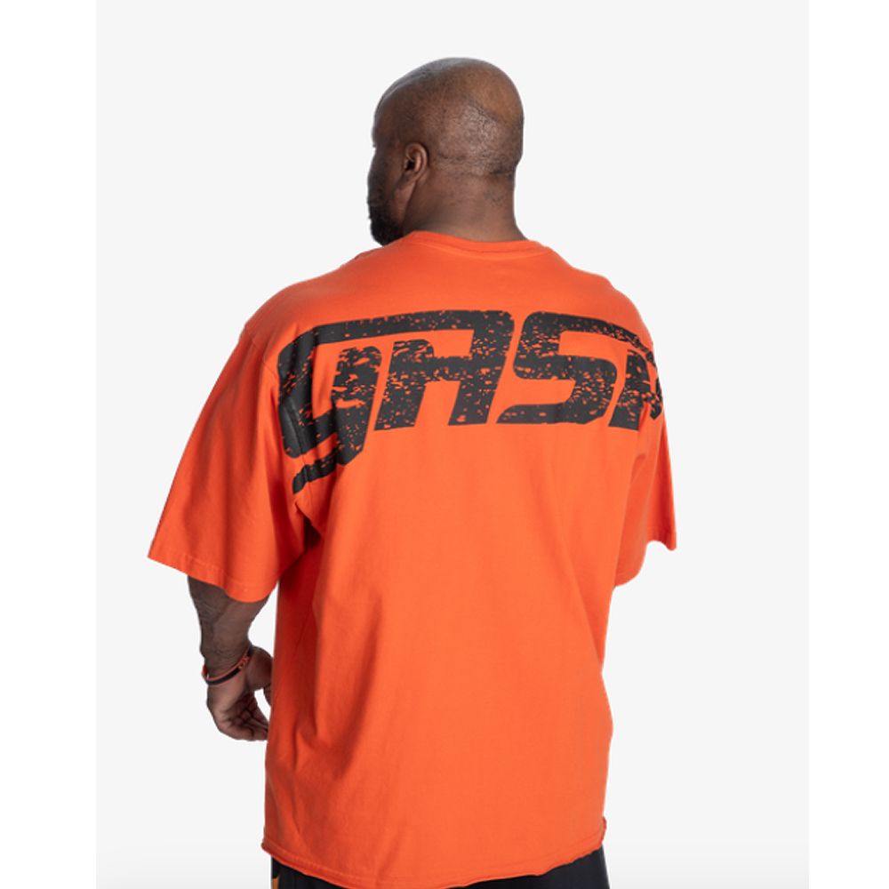 GASP INC - IRON TEE - FÉRFI PÓLÓ - NARANCS