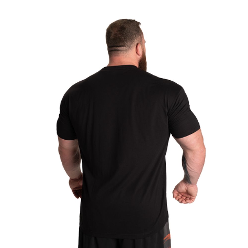 GASP INC - LEGACY GYM TEE - FÉRFI PÓLÓ - FEKETE/FEHÉR