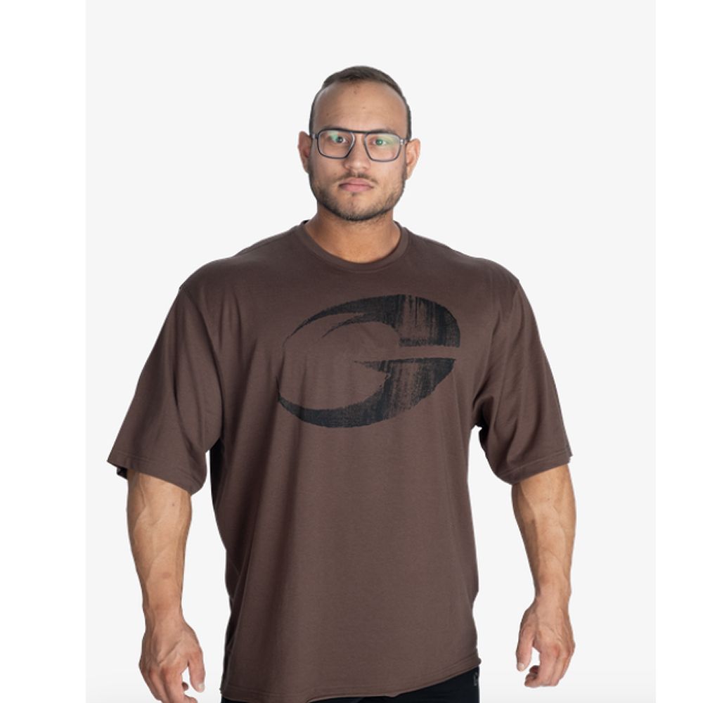 GASP INC - PUMP COVER IRON TEE - FÉRFI PÓLÓ - BARNA GASP INC - PUMP COVER IRON TEE - FÉRFI PÓLÓ - BARNA