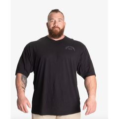 GASP INC - SLUB IRON TEE - FÉRFI PÓLÓ - MOSOTT FEKETE