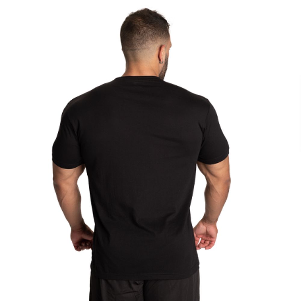 GASP INC - STANDARD TEE - FÉRFI PÓLÓ - FEKETE/FEHÉR