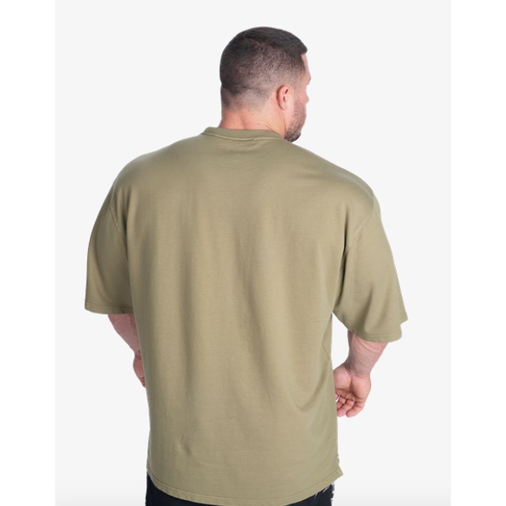 GASP INC - TERRY IRON TEE - FÉRFI PÓLÓ - MOSOTT ZÖLD