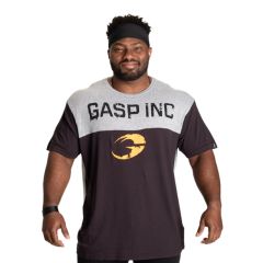GASP INC - TWO COLOR ORIGINAL TEE - FÉRFI PÓLÓ - FEKETE/SZÜRKE