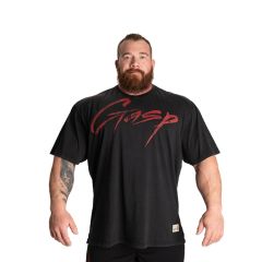 GASP INC - VINTAGE ORIGINAL TEE - FÉRFI PÓLÓ - FEKETE/PIROS