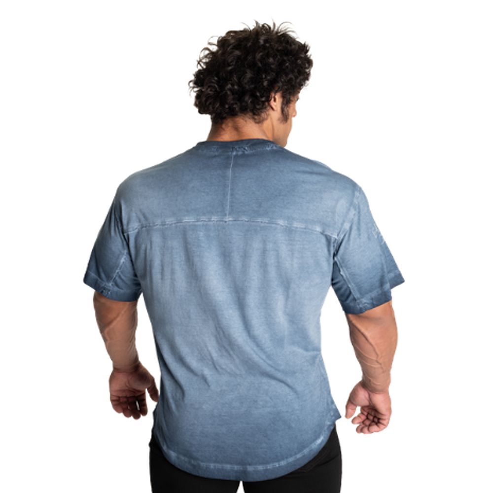 GASP INC - YOKE ORIGINAL TEE - FÉRFI PÓLÓ - KÉK