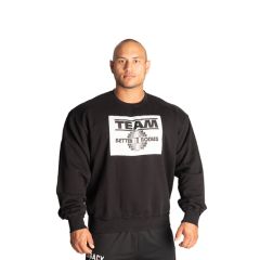 BETTER BODIES - TEAM BB SWEATER - FÉRFI PULÓVER - FEKETE