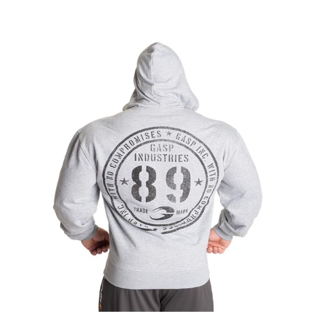GASP INC - CLASSIC HOOD - FÉRFI PULÓVER - SZÜRKE