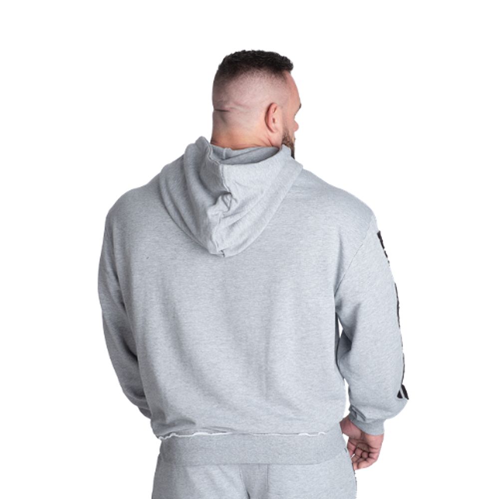 GASP INC - DISTRESSED HOOD V2 - FÉRFI PULÓVER - SZÜRKE