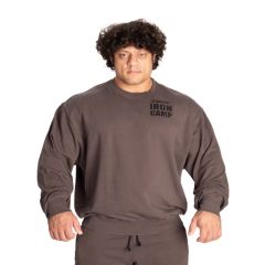 GASP INC - IRON CAMP SWEATER - FÉRFI PULÓVER - SZÜRKE