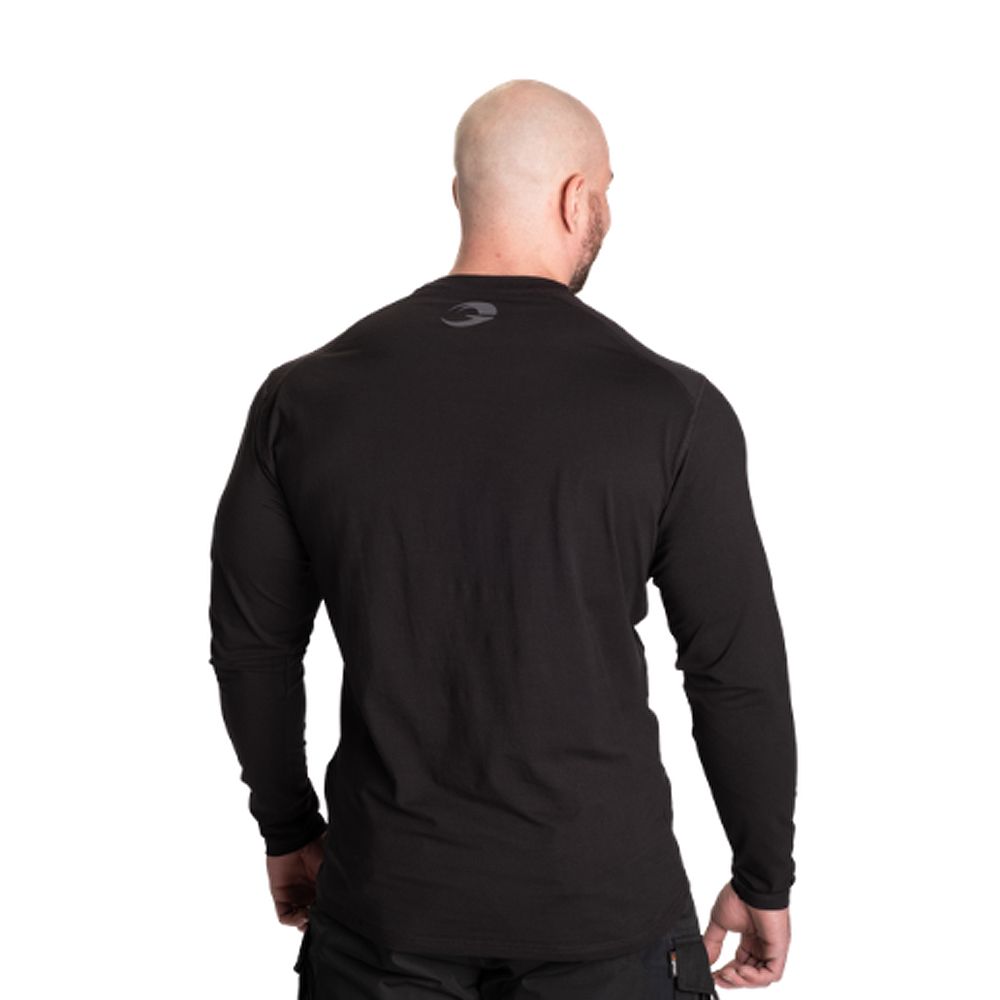GASP INC - MUSCLE LS - FÉRFI HOSSZÚ UJJÚ FELSŐ - FEKETE
