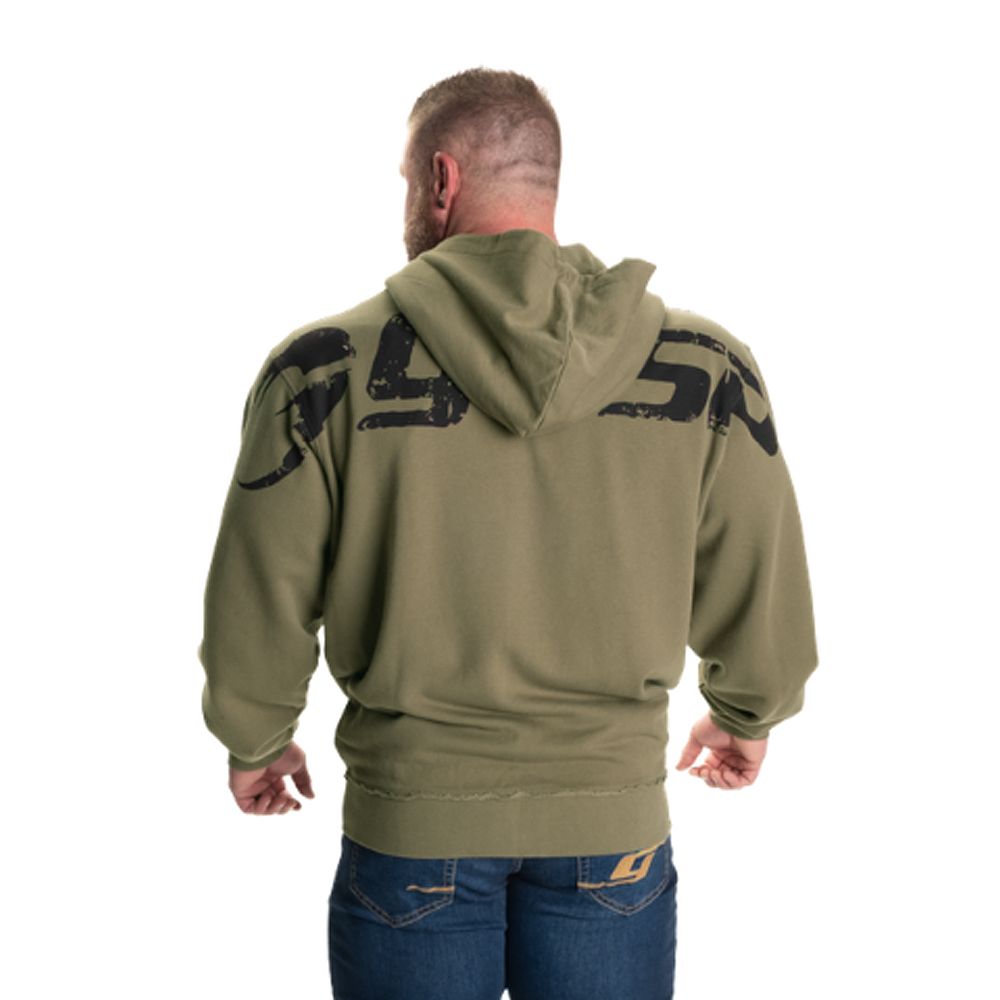 GASP INC - ORIGINAL HOODIE - FÉRFI KAPUCNIS PULÓVER - MOSOTT ZÖLD