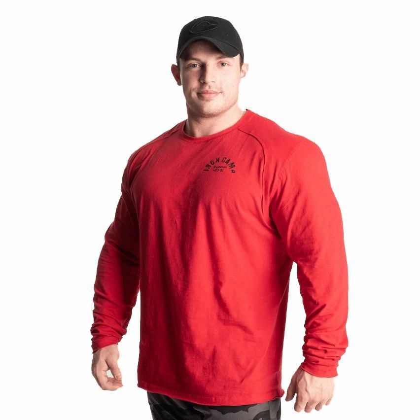 GASP INC - THROWBACK SWEATER - FÉRFI PULÓVER - CHILI PIROS GASP INC - THROWBACK SWEATER - FÉRFI PULÓVER - CHILI PIROS