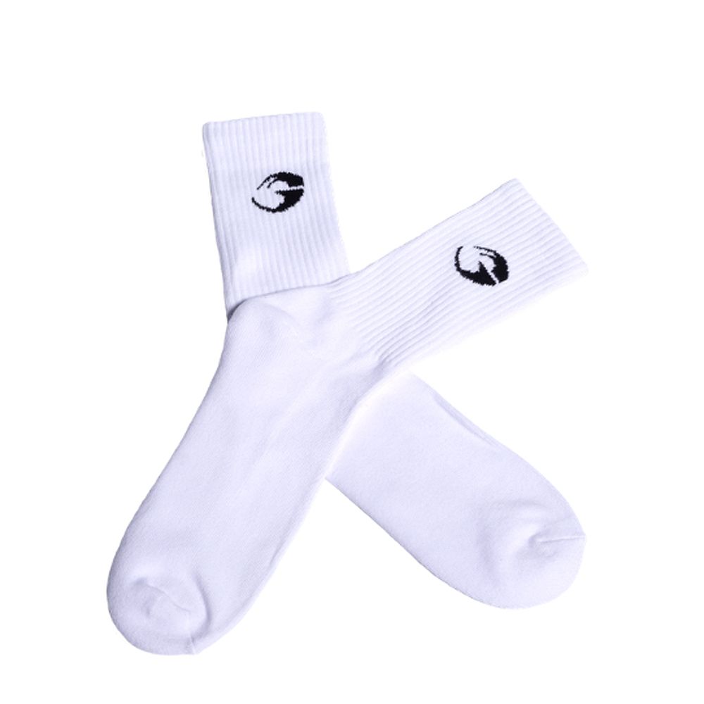 GASP INC -  CREW SOCKS 1 PACK- FEHÉR ZOKNI - 1  PÁR