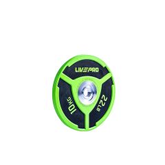 LIVEPRO - URETHANE DOUBLE COLORED ELITE BUMPER PLATE - SÚLYTÁRCSA - 10 KG