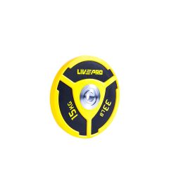 LIVEPRO - URETHANE DOUBLE COLORED ELITE BUMPER PLATE -  SÚLYTÁRCSA - 15 KG