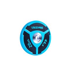 LIVEPRO - URETHANE DOUBLE COLORED ELITE BUMPER PLATE - SÚLYTÁRCSA - 20 KG