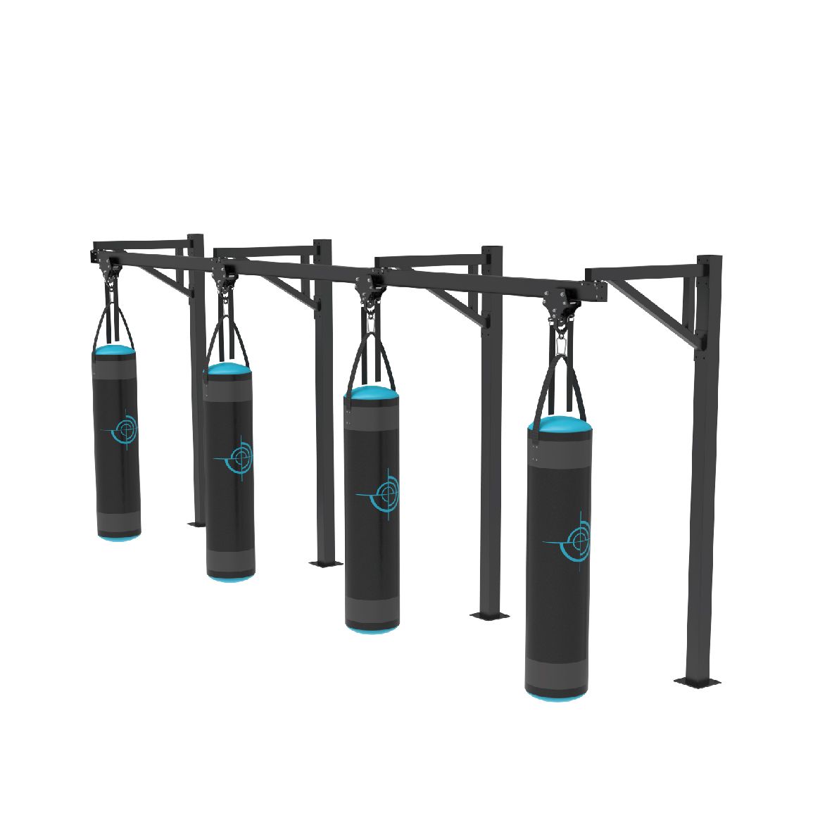 LIVEPRO - FLOOR MOUNT - SZABADONÁLLÓ BOXZSÁK ÁLLVÁNY 4 DB ZSÁKHOZ LIVEPRO - FLOOR MOUNT - SZABADONÁLLÓ BOXZSÁK ÁLLVÁNY 4 DB ZSÁKHOZ