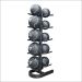 LIVEPRO - 10 MEDICINE BALL RACK - 10 DB MEDICIN LABDA TARTÓ ÁLLVÁNY
