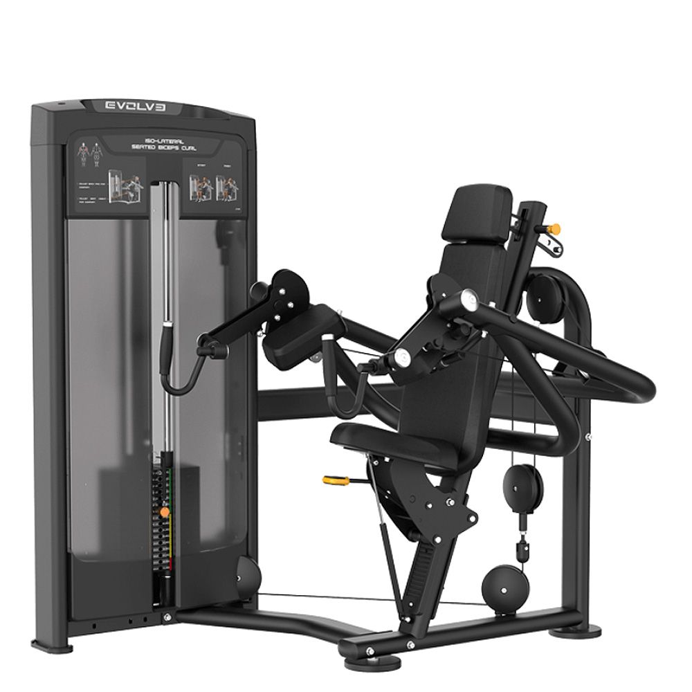 EVOLVE FITNESS - ISO LATERAL BICEPS CURL - LAPSÚLYOS BICEPSZ GÉP