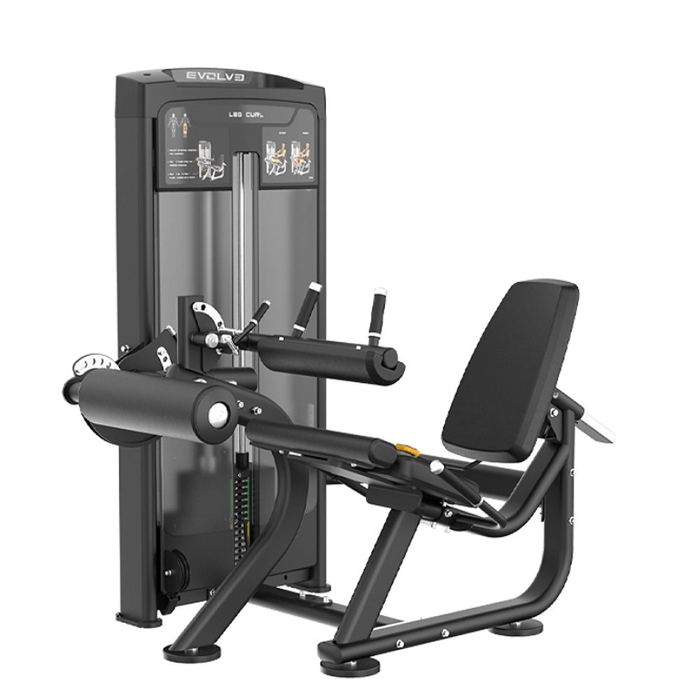 EVOLVE FITNESS - SEATED LEG CURL - LAPSÚLYOS COMBHAJLÍTÓ EVOLVE FITNESS - SEATED LEG CURL - LAPSÚLYOS COMBHAJLÍTÓ