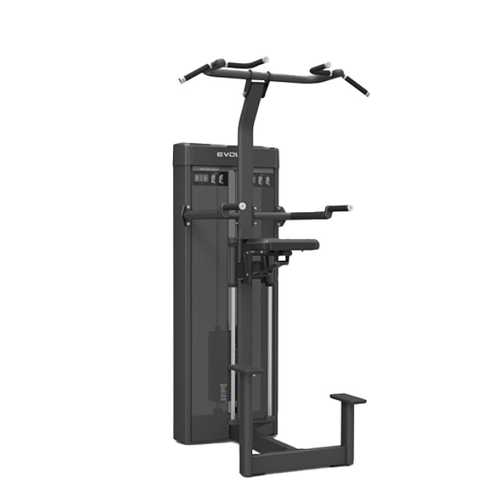 EVOLVE FITNESS - ASISSTED CHIN AND DIP - LAPSÚLYOS TÚLÓDZKODÓ, HÚZÓDZKODÓ ÁLLVÁNY EVOLVE FITNESS - ASISSTED CHIN AND DIP - LAPSÚLYOS TÚLÓDZKODÓ, HÚZÓDZKODÓ ÁLLVÁNY