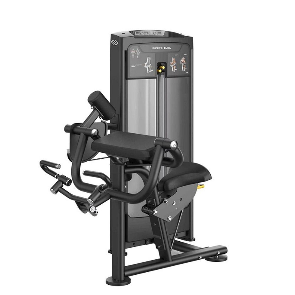 EVOLVE FITNESS - SELECTORIZED BICEPS CURL - LAPSÚLYOS BICEPSZ GÉP