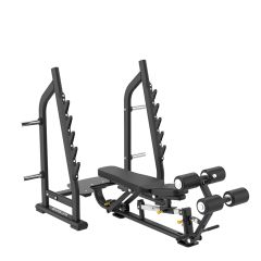 EVOLVE FITNESS - ADJUSTABLE OLYMPIC BENC - ÁLLÍTHATÓ PAD OLIMPIAI SÚLYRÚDHOZ