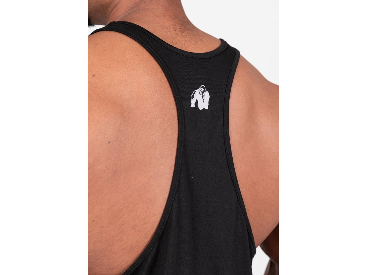 GORILLA WEAR - CASPER TANK TOP - FÉRFI TRIKÓ - FEKETE/PIROS GORILLA WEAR - CASPER TANK TOP - FÉRFI TRIKÓ - FEKETE/PIROS