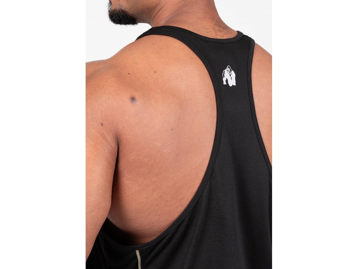 GORILLA WEAR - CASPER TANK TOP - FÉRFI TRIKÓ - FEKETE/ZÖLD
